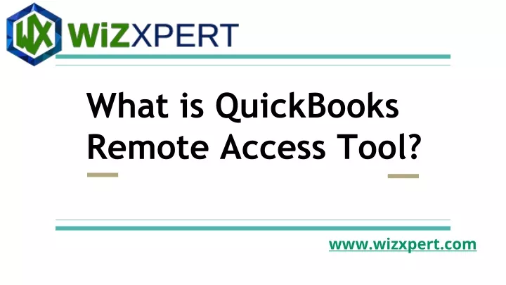 what is quickbooks remote access tool