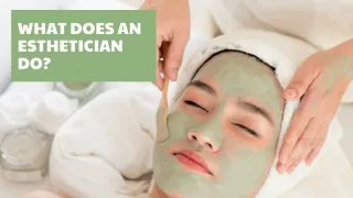 what does an esthetician do