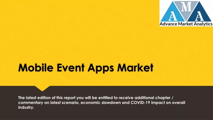mobile event apps market