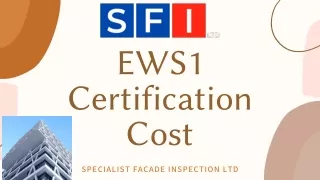 EWS1 Certification Cost