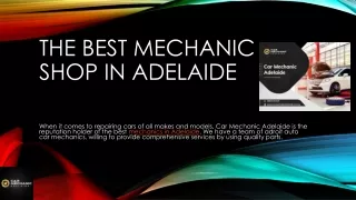 The Best Car Mechanic Shop in Adelaide.