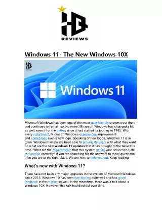 windows 11 the new windows 10x