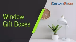 window gift boxes