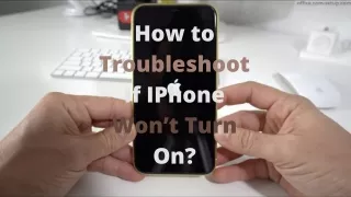 how to troubleshoot if iphone won t turn on