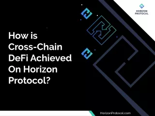 how is cross chain defi achieved on horizon