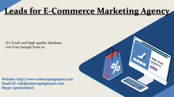 leads for e commerce marketing agency