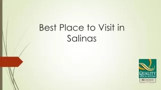 Best Place to Visit in Salina , Best Hotel in Salina
