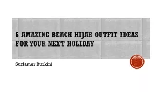 6 Amazing Beach Hijab Outfit Ideas for Your Next Holiday