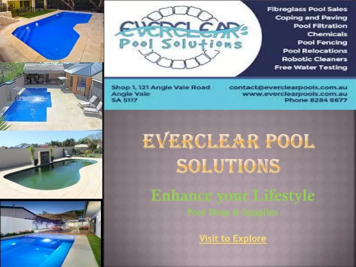 enhance your lifestyle pool shop supplies