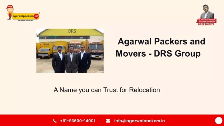 agarwal packers and movers drs group