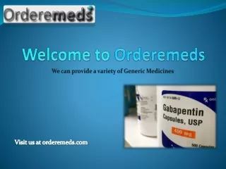 welcome to orderemeds