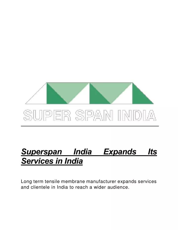 superspan services in india