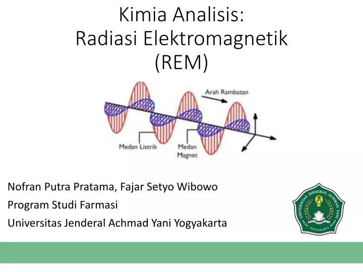 kimia analisis radiasi elektromagnetik rem