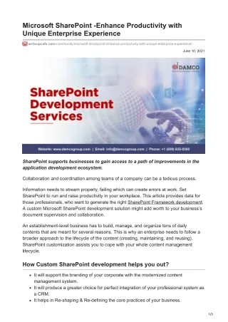 Increase Your Business Collaboration Remotely with SharePoint