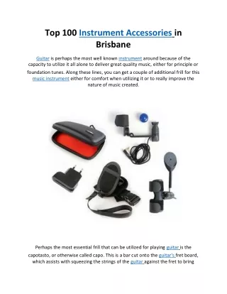 Top_100_Instrument_Accessories_in_brisbane