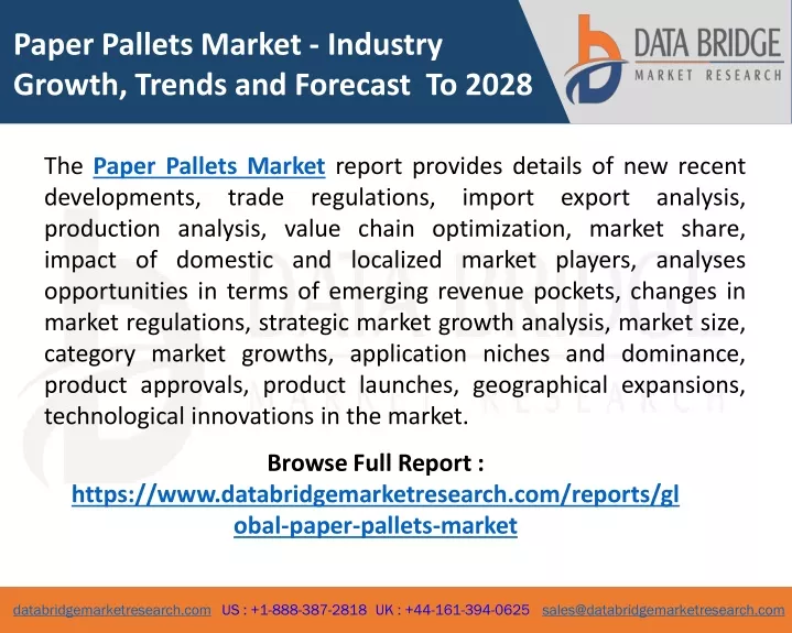 paper pallets market industry growth trends