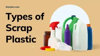 Types of scrap plastic-converted