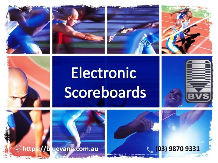 electronic scoreboards