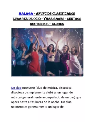 Malaga.clubsandbars
