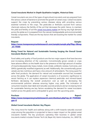 cereal inoculants market in depth qualitative