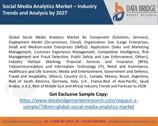 social media analytics market industry trends