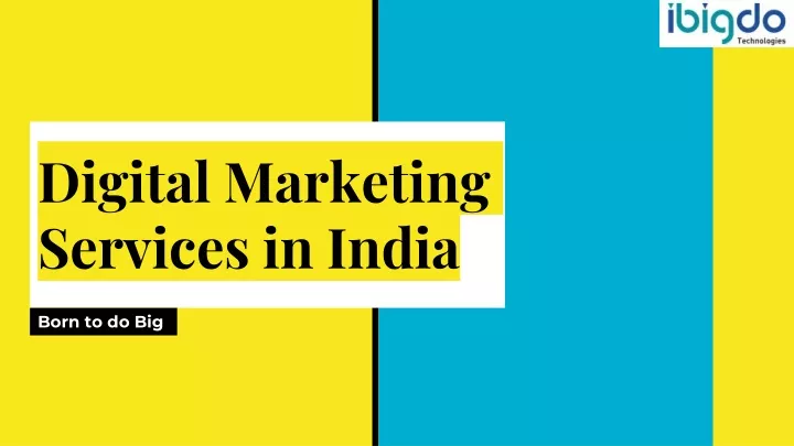 digital marketing services in india