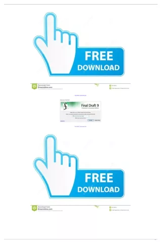 Final Draft 9 Activation Code