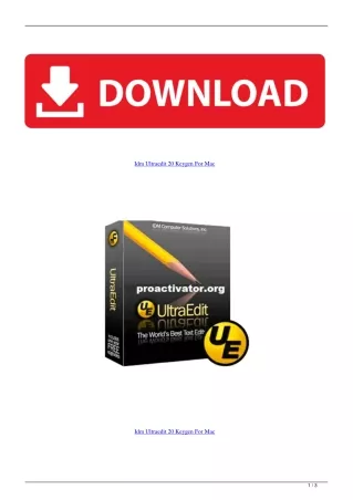 Idm Ultraedit 20 Keygen For Mac