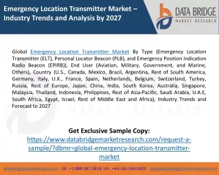 emergency location transmitter market industry