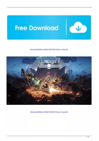 Download Helldivers Build 09162020 OnLine | Game3rb