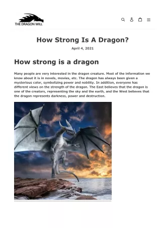 how strong is a dragon
