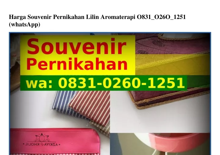 harga souvenir pernikahan lilin aromaterapi o831