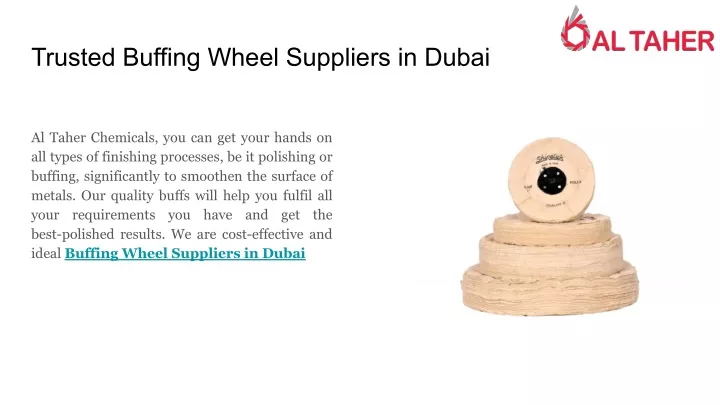 trusted buffing wheel suppliers in dubai