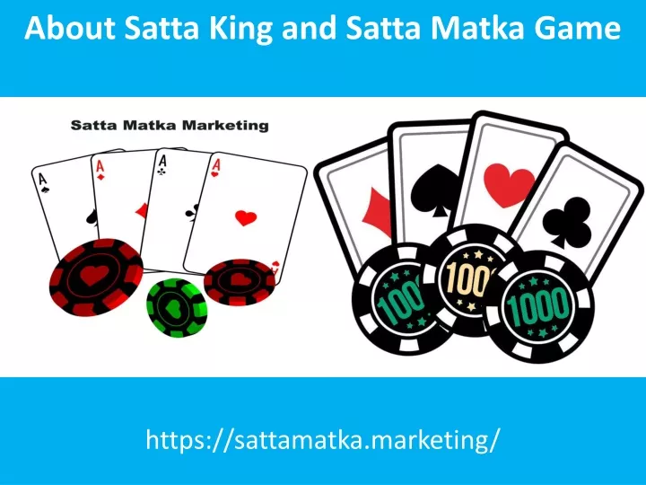 about satta king and satta matka game