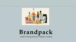 brandpack label printing service in dublin ireland