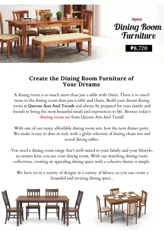 Dining Room Furniture For Every Gathering