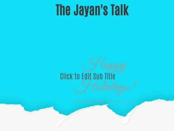 the jayan s talk