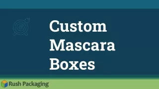 custom mascara boxes