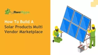 Building An Online Solar Products Marketplace Made Easy