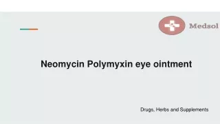 neomycin polymyxin eye ointment