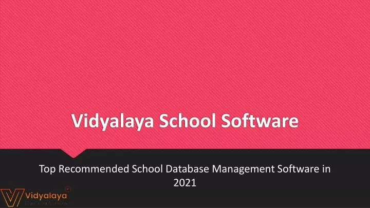 vidyalaya school software