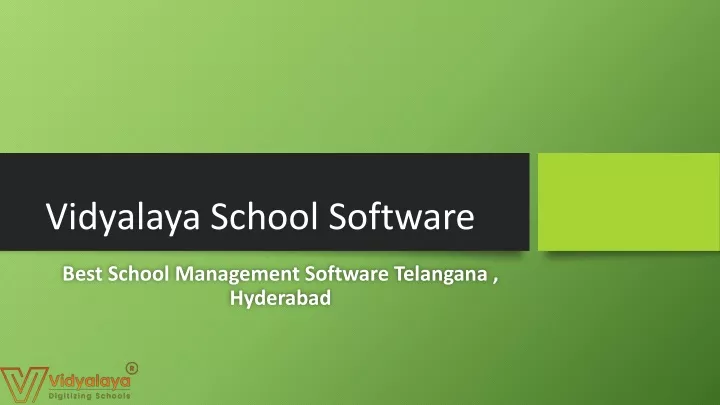 vidyalaya school software