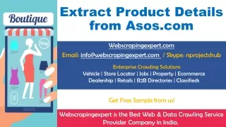 extract product details from asos com