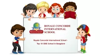 TOP 10 CBSE Schools in Bangalore
