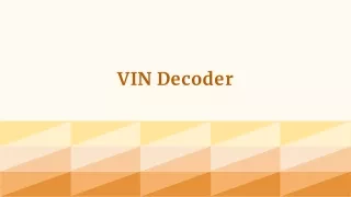 vin decoder