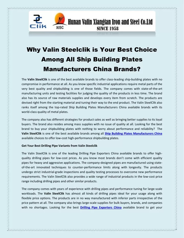 why valin steelclik is your best choice among