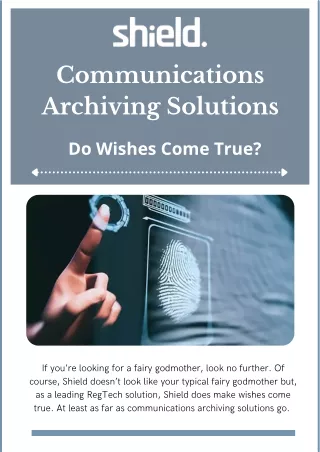 communications archiving solutions