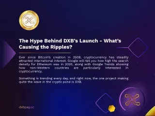 The hype behind DXB’s launch - what’s causing the ripples