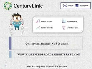centurylink internet vs spectrum
