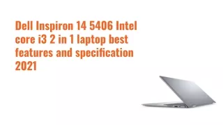 dell inspiron 14 5406 laptop Intel core windows laptop best price in India